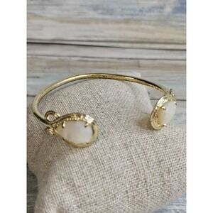 Kendra Scott Gold Tone Cuff Bracelet shows some wear